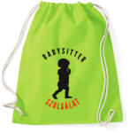printfashion Babysitter, babysitter, szolgálat, szakmai - Sportzsák, Tornazsák - Limezöld (1318618)