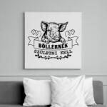 printfashion Böllérnek születni kell - Vászonkép - Fehér (11628650)