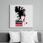 printfashion Punk Baby - Vászonkép - Fehér (7668383)