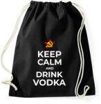 printfashion DRINK VODKA - Sportzsák, Tornazsák - Fekete (10355583)