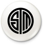 printfashion Tsm logo - Kitűző, hűtőmágnes - Fehér (3081363)