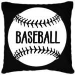 printfashion Baseball fehér - Párnahuzat, Díszpárnahuzat - Fekete (15809018)