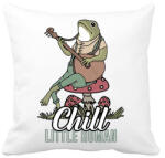 printfashion Chill frog - Párnahuzat, Díszpárnahuzat - Fehér (10770517)