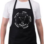 printfashion Bak tulajdonságok - Kötény - Fekete (8531208)