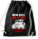 printfashion Nem kell ide idézet, ha traktoros a kinézet - Sportzsák, Tornazsák - Fekete (16719745)