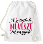printfashion A sminkek művésze - Sportzsák, Tornazsák - Fehér (8470546)