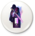 printfashion My favorite casette - Kitűző, hűtőmágnes - Fehér (3074762)