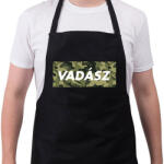 printfashion Vadász logó - Kötény - Fekete (4929807)