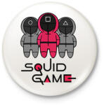 printfashion Squid Game - Nyerd meg az életed - Kitűző, hűtőmágnes - Fehér (5764141)