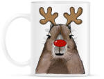 printfashion Karácsonyi capybara - Bögre - Fehér (14956761)