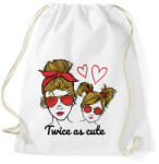 printfashion Anyja lánya - Sportzsák, Tornazsák - Fehér (11711305)