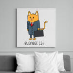 printfashion Business cat - Vászonkép - Fehér (6629174)