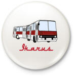 printfashion ikarus - Kitűző, hűtőmágnes - Fehér (4761209)