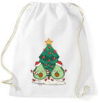 printfashion Avokádó karácsony - Sportzsák, Tornazsák - Fehér (7648688)