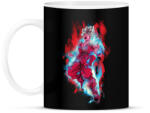 printfashion dragon ball super-saiyan-hair - Bögre - Fekete (4190478)