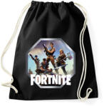 printfashion Fortnite - Ikon Logó - Sportzsák, Tornazsák - Fekete (1152139)