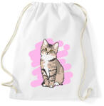 printfashion Kis cica - Sportzsák, Tornazsák - Fehér (2539119)