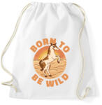 printfashion Vad ló - Sportzsák, Tornazsák - Fehér (11658098)