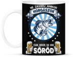 printfashion Ne zavarj horgászat közben, csak ha van söröd - Bögre - Fekete (2605831)