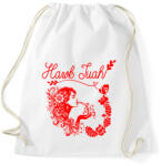 printfashion Hawk Tuah - split on that thang - Sportzsák, Tornazsák - Fehér (16233382)