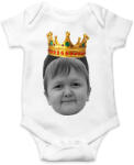 printfashion Hasbulla KING - Baba Body - Fehér (5029892)