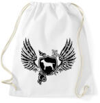 printfashion Bull terrier wings - Sportzsák, Tornazsák - Fehér (1558691)