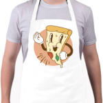 printfashion Olasz pizza - Kötény - Fehér (13026599)