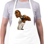 printfashion GTA - CJ - Kötény - Fehér (4907925)