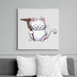 printfashion Dragon Ball karakter - Vászonkép - Fehér (6631744)