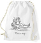 printfashion Egy hosszú nap - Sportzsák, Tornazsák - Fehér (6057690)