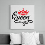 printfashion Queen - Vászonkép - Fehér (6629982)