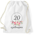 printfashion 20 éves szülinapos - Sportzsák, Tornazsák - Fehér (2676826)
