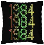 printfashion 1984 - Párnahuzat, Díszpárnahuzat - Fekete (4277648)