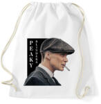 printfashion Peaky Blinders - Tommy Shelby vonalas - Sportzsák, Tornazsák - Fehér (7296399)