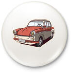 printfashion Trabant - Kitűző, hűtőmágnes - Fehér (13236167)
