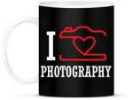printfashion I love photography (white) - Bögre - Fekete (7259499)