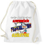printfashion Februári Szuperhős - Sportzsák, Tornazsák - Fehér (2142653)