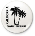 printfashion California - Kitűző, hűtőmágnes - Fehér (4238760)