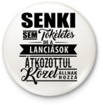 printfashion Lancia fanatikus - Kitűző, hűtőmágnes - Fehér (3078640)