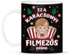 printfashion Karácsonyi filmezős póló - Bögre - Fekete (14915821)