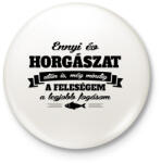printfashion A feleségem a legjobb fogásom - Kitűző, hűtőmágnes - Fehér (3077800)