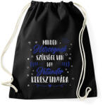 printfashion Minden Hercegnek - Keresztanya - Sportzsák, Tornazsák - Fekete (12684072)