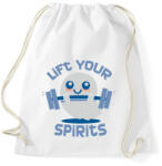 printfashion Küzdő szellem - Sportzsák, Tornazsák - Fehér (4184030)