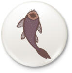 printfashion Algaevő - Kitűző, hűtőmágnes - Fehér (13677075)