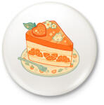 printfashion Nyuszis torta - Kitűző, hűtőmágnes - Fehér (16061573)