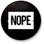 printfashion NOOE. png - Kitűző, hűtőmágnes - Fekete (3092106)