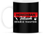 printfashion Régész vagyok - Bögre - Fekete (9732633)