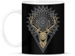 printfashion Mandala szarvas - Bögre - Fekete (2606022)