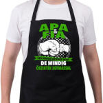 printfashion Apa és Fia - Kötény - Fekete (4925498)