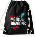 printfashion A lány és a sárkányok - Sportzsák, Tornazsák - Fekete (1458537)